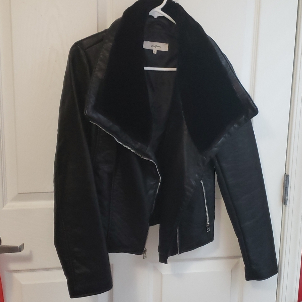 Faux Leather Jacket
